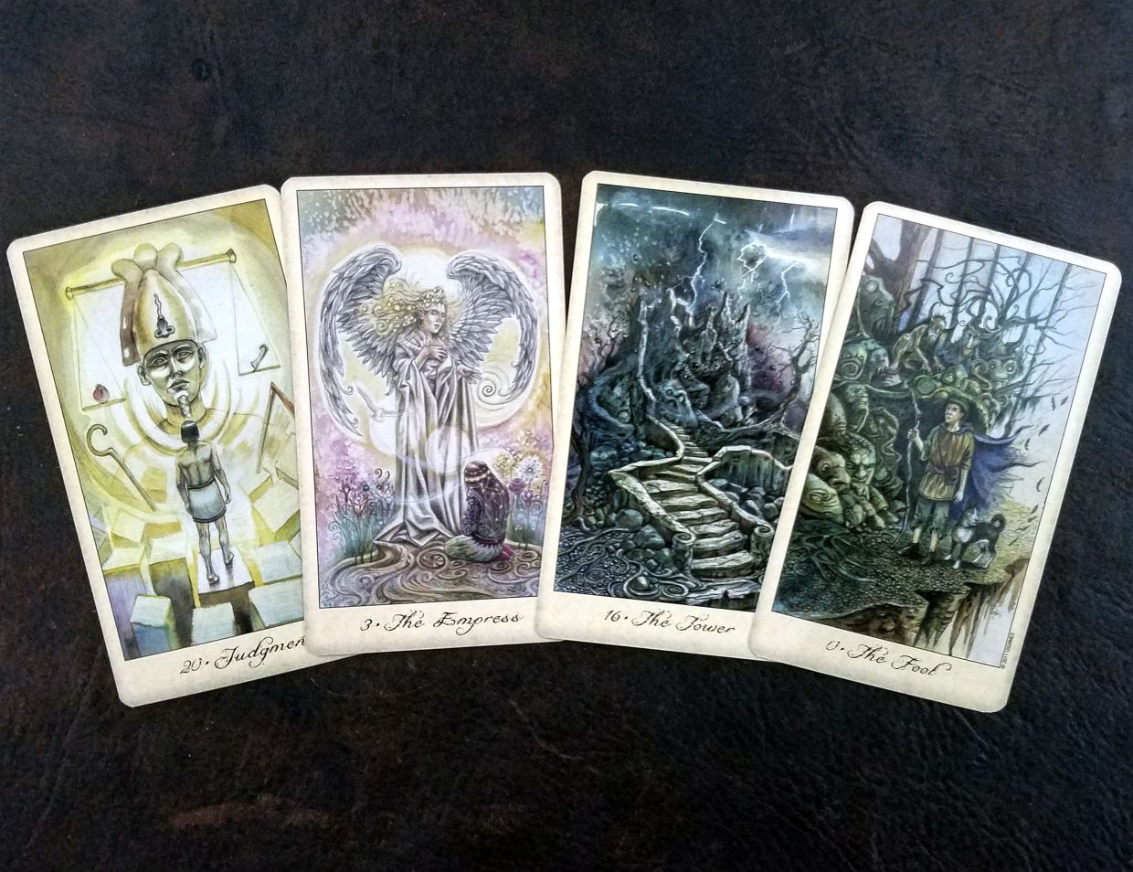 Ghosts & Spirits Tarot by Lisa Hunt and US Games.